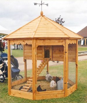 Temple design portable chicken house