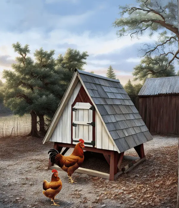 A-Frame Type Chicken Coop Roof