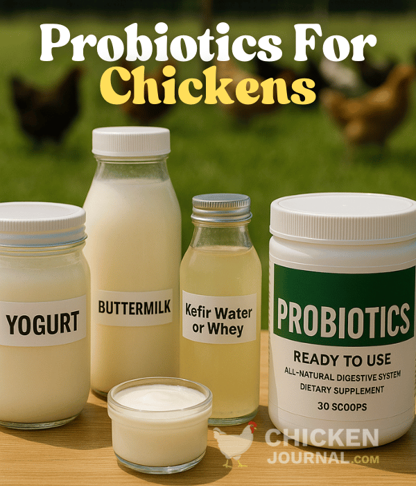 Natural & Homemade Probiotics for Chickens