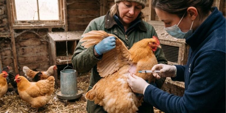 Vaccinating Backyard Chickens