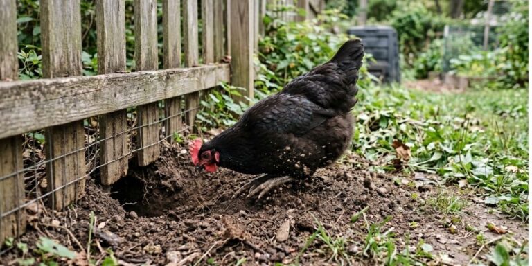 Stopping Backyard Chickens from Escaping Under Fences 101